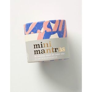 Anthropologie Mini Mantras Puzzle by Be Curious New